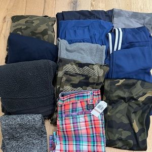 Lot of 13 pc boy bottoms size 10-12